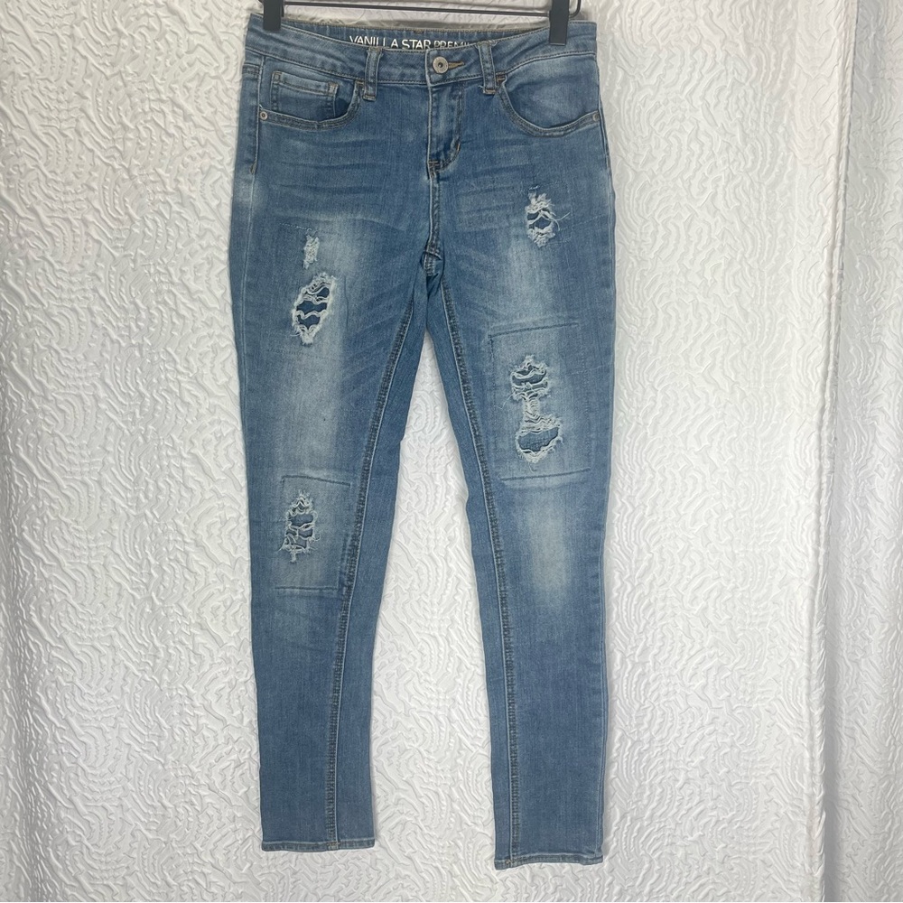 VANILLA STAR Distressed Skinny Jeans Girls Size 12